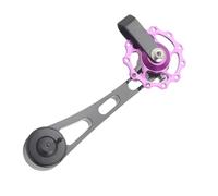 Single-Speed Cycle Chain Tensioner - Fixed-Gear Single Speed Chain Guide Tensioner | Aluminum Alloy Riding Conversion Kit For Daily Commuting Competitive Racing Setups Riders Enthusiasts