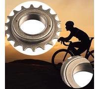 Single Speed Freewheel Sprocket Gear Steel For Bicycle Rear Cog Fixed Gear Conversion Kit for Urban Track For Bike Cycling Components Threaded Freewheel System(16T)