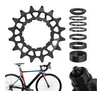 Single Speed Front Sprocket | 16T/18T Wheel Gear Shift Attachment - Bicycle Sprocket | for Adult Beginner Kids Youth Mountain Road Biking Outdoor City Street