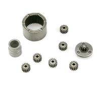 Single Speed Gear Set, 12V Low Speed Electric Train Metal Gears, Silver Planetary Gear Kit for DIY Models