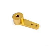 Single Steering Rudder Tiller Arms for RC Model Car and Boat, Aluminum Alloy, Compatible with 3mm, 4mm, 5mm Shafts, and Reliable Design (5.1mm)
