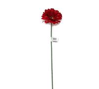 Single Stem Artificial Gerbera Daisy Flower x 50cm Tall - Large Colour Choice (Red)