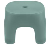 Single Step Stool for Bathroom and Home, Green PVC Anti-slip