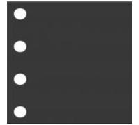 Single Supplementary sheets 29x31 black