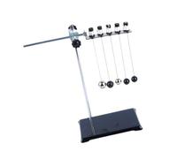 Single Swing Ball Set with Metal Holder Stand Physics Mechanics Experiment for Classroom Teaching Demonstration Single Swing Demonstration Tool