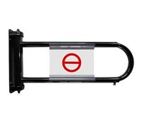 Single-Swing Metal Security Gate for Supermarket Checkout, Automatic Closing Double Doors, Ideal for Warehouses & Retail Stores