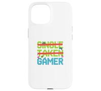 Single Taken Gamer Priorities relationship status tee Case for iPhone 15
