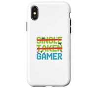 Single Taken Gamer Priorities relationship status tee Case for iPhone X/XS