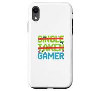 Single Taken Gamer Priorities relationship status tee Case for iPhone XR