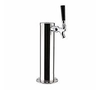 Single Tap Draft Beer Tower 3" inch Draft Beer Tap Tower Single Tap Stainless Steel Beer Kegerator Tower Column Beer Dispenser Tower Drink Beer Dispensers