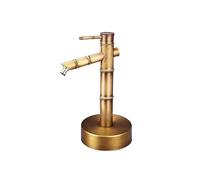 Single Tap Hydrant Standpipe Copper Standing Outdoor Spigot, Free-Standing Garden Tap Water Post Vertical Water Column, Indoor Pedestal Faucet(51.5cm,Side Inlet)
