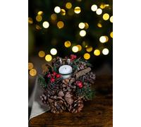 Single Tealight Candle Holder Christmas