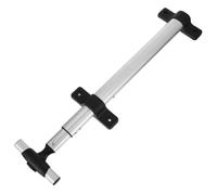 Single Telescopic Luggage Handle Aluminum Alloy Replacement for Suitcase | 1 X Adjustable Pull Rod, Black Finish, Hard Suitcases and School Bags, Travel Use, Back to School Decor