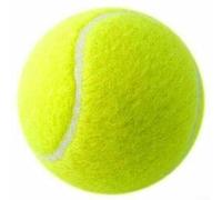 Single Tennis Ball for Pets Featuring Rubber Core and Felt Outer Layer Ideal for Training and Massage Use 6.4CM