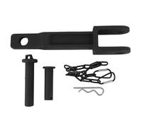 Single Tow Hook A20-6014 with Pull Pin A65-6008 and Frame Pin A65-6007, Heavy Duty Tow Hook with Chain, Direct Replacement for T170 T270 T370 T660 T680 and Peterbilt