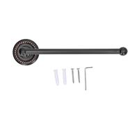Single Towel Bar in Retro Copper Finish, Stainless Steel Bathroom Towel Bar Holder with Glossy, for Bathroom Kitchen Tile or Marble Walls, Space - Saving Wall - Mounted