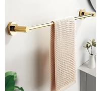 Single Towel Rack 60cm Multi Dimensional Bathroom Towel Holder Stainless Steel Kitchen Towel Bar Gold Finish Space Saving Design for Home Decor
