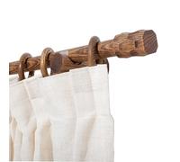 Single Track Solid Wood Curtain Rod, Wear-resistant And Not Easy To Break, Roman Rod, Suitable For Various Window Types(320cm)