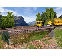 Single track steel truss bridge (excluding piers) HO/OO Gauge Kibri Kit 39707