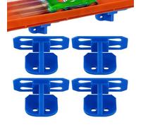 Single Track Track - Pack of 4 Hanging Display and Presentation Bracket - Wall Mounted Single Track for S - For Car Models Truck Mounts Home Bedroom