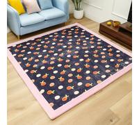 Single tree forest 2.5cm Thick Kids Carpet, Large Area Rug-Pink Orange-200 * 200cm
