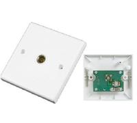 Single Tv Coaxial Aerial Wall Socket Plate