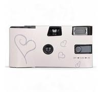 Single Use Camera, Disposable Camera Retro Film Camera with Flash, 27 35mm Color Films for Wedding Anniversary Concert Travel Camp Party Supply