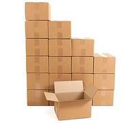 Single Wall Cardboard Boxes Shipping Mailing Postal E-Commerce Mailing Boxes Durable For Picking, Packing & Storage (8x6x6")