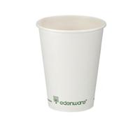 Single Wall Coffee Cup PLA Lined 12oz White (Pack of 1000) B01023
