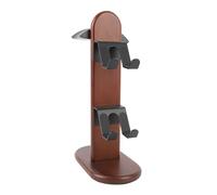 Single Walnut Games Controller with Headphones Support, Exquisite Craft Controller Organizer, Ideal Players