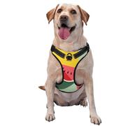 Single Watermelon Minimalistic Retro No Pull Dog Harness Adjustable Reflective Oxford Easy Control Medium Large Dog Harness