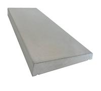 Single Weathered Concrete Coping Stone - 230X600 - Pallet Of 40