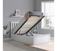 Single White Ottomam Bed 3Ft Storage Bed Frame Birlea Phoenix 90Cm