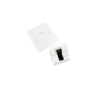 Single White Wall Light Switch 1 Gang Way UK 240V 10A Lamp Outlet Face Plate
