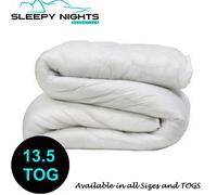 (Single) Winter Warm Duvet 13.5 Tog Non Allergenic Hollowfibre Corovin Quilt