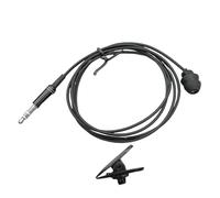 Single Wired Earphone - Compact Black Mono Earphone | Noise Isolating In-Ear Audio Plug, Single Ear Headphones for Jogging, Gym, Workouts, MP3 Listening, Flame
