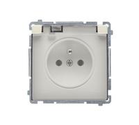 Single z/u socket IP44 with Simon Basic BMGZ1BZ.01/12A