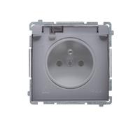 Single z/u socket IP44 with Simon Basic BMGZ1BZ.01/43A