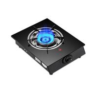 Singleburner Gas Stove,Energy-gathering Ring Stove Rack,Desktop Single-burner Stove Suitable for NG/LPG,for Home Gatherings Picnics(LPG)