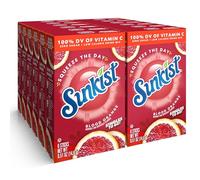 Singles to Go Drink Mix Packets, Blood Orange, Pack of 6 - Powdered Drink Packets with Vitamin C, 72 Powder Sticks