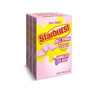 Singles To Go Starburst Powdered Drink Mix, All Pink Strawberry, 3 Boxes with 6 Packets Each - 18 Total Servings, Sugar-Free Drink Powder, Just Add Water, 6 count (Pack of 3)