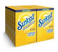 Singles To Go! Sunkist Soda Drink Mix, Mango Orange, 72 Packets