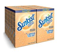 Singles To Go! Sunkist Soda Drink Mix, Peach, 72 Packets