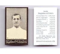 SINGLETON & Cole Bolton Wanderers DAVIES football cigarette card - No 34