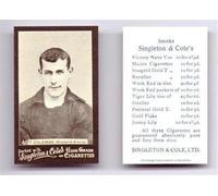 SINGLETON & Cole Woolwich Arsenal COLEMAN football cigarette card - No 46