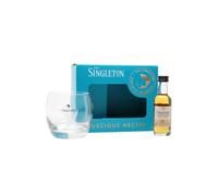Singleton of Dufftown 12 Year Old Miniature and Glass Set Speyside Whisky