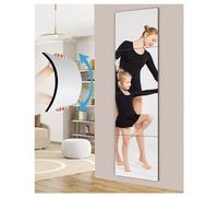singmay Shatterproof Self-Adhesive Wall Mirror Tiles, 35 x 35CM x 4Pcs Acrylic Non-Glass, Safe for Kids, 2mm Thick, Easy Install for Bedroom & Bathroom
