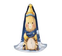 SINGNALBV Cartoon Bear Hooded Robes And Capes Printed Teenagers Role-Playing Costumes Halloween Party.