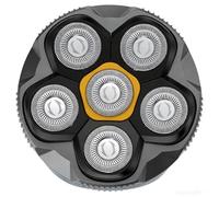 Singphere 6D Shaver Heads Replacement, Head Shavers for Men Compatible with 6D Magnetic Head Shaver, Waterproof Wet/Dry Head Shavers for Bald Men