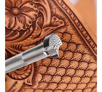 Singring Dragon Scale Stamp Leather Stamping Tool Textured Grip Professional 304 Stainless Steel Leathercraft Carving Tools